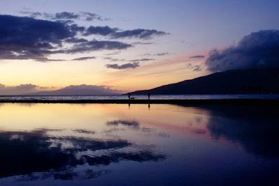 Sunset, Waipuilani Beach Park, Maui, Nov. 2008