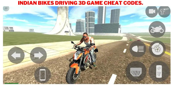 Indian Bikes Driving 3D Game Cheat Codes.