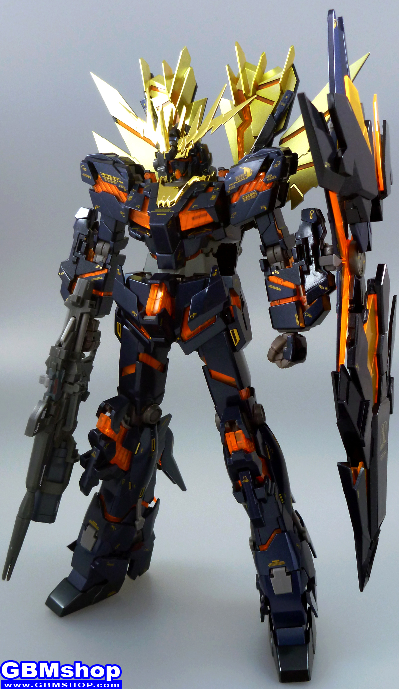 Gundam Fix Figuration METAL COMPOSITE #1011 RX-0 Unicorn Gundam 02 Banshee + Bandai 1/100 MG RX-0[N] Unicorn Gundam 02 Banshee Norn Full Armed Banshee