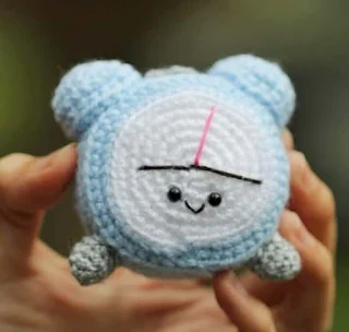 PATRON GRATIS RELOJ AMIGURUMI 60920