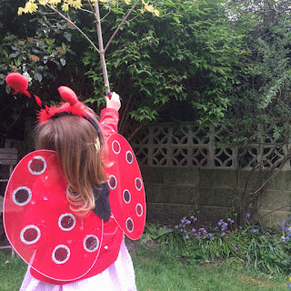 Jane playing ladybird