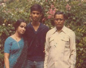 Madhavan's  father and mother