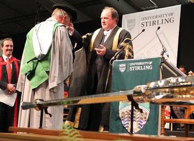 Sir Alex Ferguson and James Naughtie honorary doctorate by University of Stirling