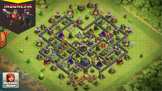 18 Base COC TH 9 Terkuat Di Dunia