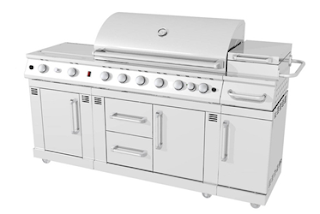 MASTER FORGE 6318B 6-BURNER GAS GRILL