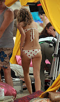 Annalynne McCord Attempts The Jessica Alba Bikini Ass Pose