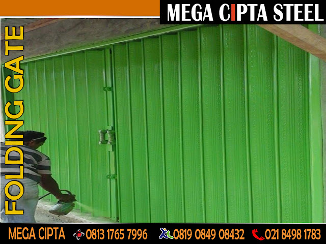 Cawang Rawamangun Penggilingan Folding Gate Pvc Rolling door Satu Lembar