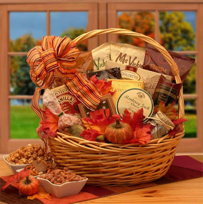 Kim's La Bella Baskets Fall Gift Baskets Shades of Fall Snack Gift Basket