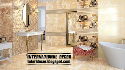 luxury bathroom tile design, wall tiles