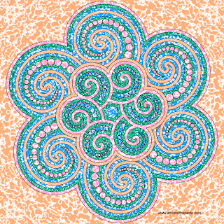 Spiral Dot Mandala