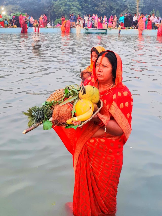 एनटीपीसी टाउनशिप में आस्था महापर्व छठ पूजा बड़े ही सादगी एवं कोविड-19 के नियमों का पालन करते हुए मनाया जा रहा है।