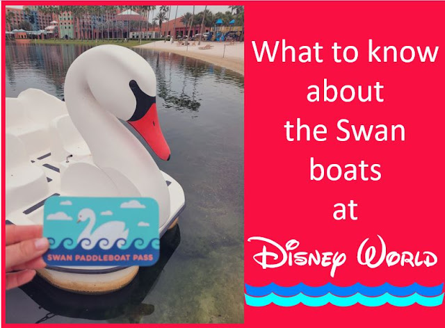 Swan boats at Disney resort