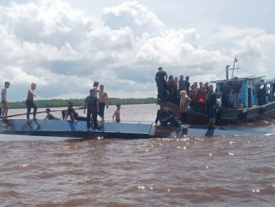Speed Boat Rute Riau - Kepri, Terbalik dengan Muatan Puluhan Penumpang