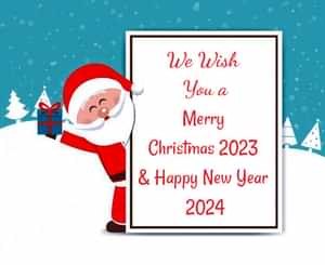 contoh ucapan  we wish you a merry christmas 2023 kartun