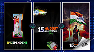 This Image is of 15th August Independence Day of INDIA Alight Motion Presets