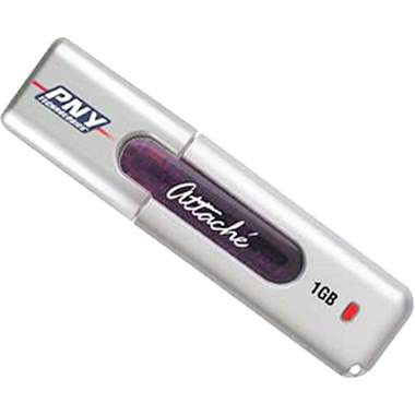 PNY Attache USB 2.0 Flash Drive -- 1GB