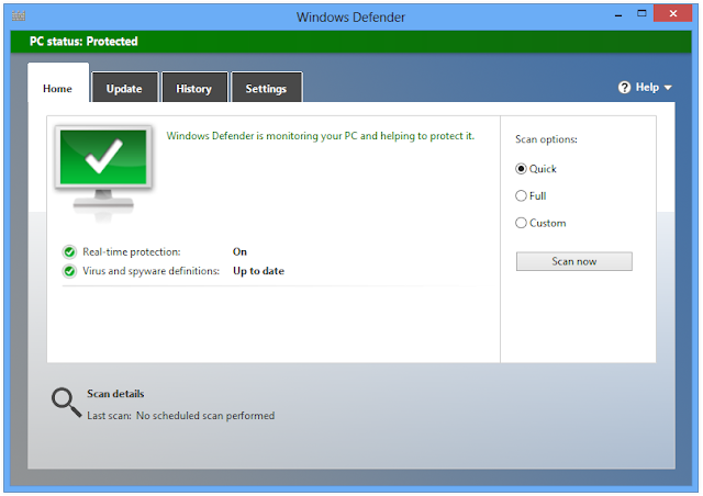 Antivirus Windows Defender