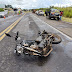 MOTOCICLISTA MORRE EM COLISÃO COM CARRETA NA BR-153 EM SANTO ANTÔNIO DA PLATINA 