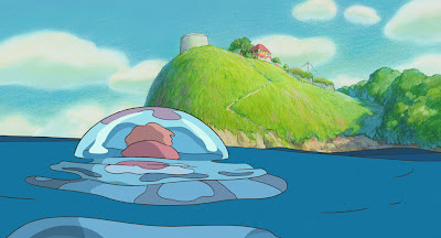 Ponyo on a Cliff by the Sea