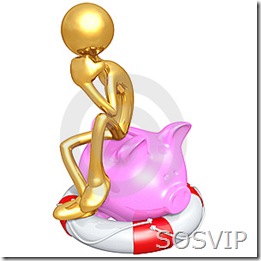 VIP pensativo grana