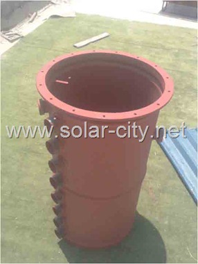 homemade solar water heater -thermal storage tank