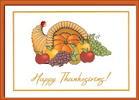 Free Happy Thanksgiving NoteCards