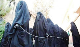 Islamic women in chains
