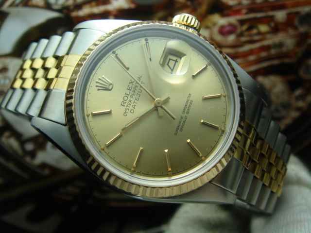199) ***1988 ROLEX OYSTER PERPETUAL DATEJUST LOOK LIKE 16233 ...