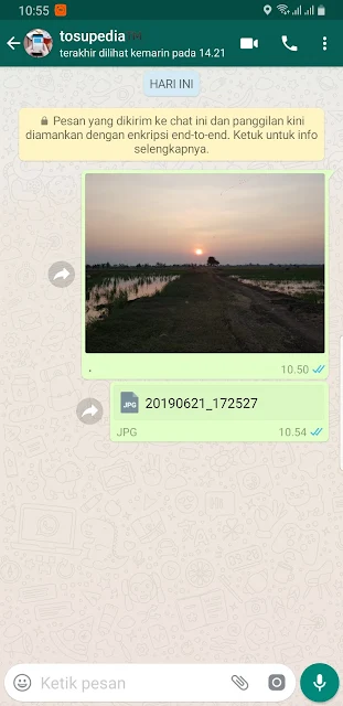 Cara Mudah Kirim Gambar/Foto Kualitas Tinggi di WhatsApp