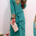 382117 ~ Retro Floral Lace Design Layered Jubah Dress (RM82)