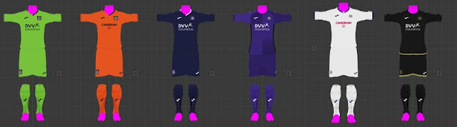 RSC Anderlecht Kits 2022-2023 For PES 2013