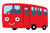 バスのキャラクター「赤」