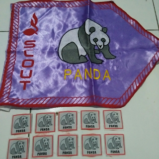 Bendera Regu Pramuka-Panda