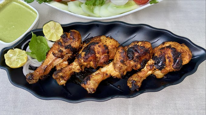 Homemade Tawa Fry Tandoori Chicken