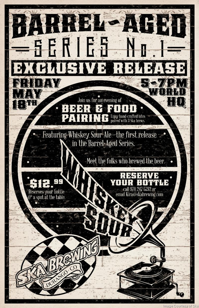 Ska Releasing Barrel-Aged Series No 1 Whiskey Sour