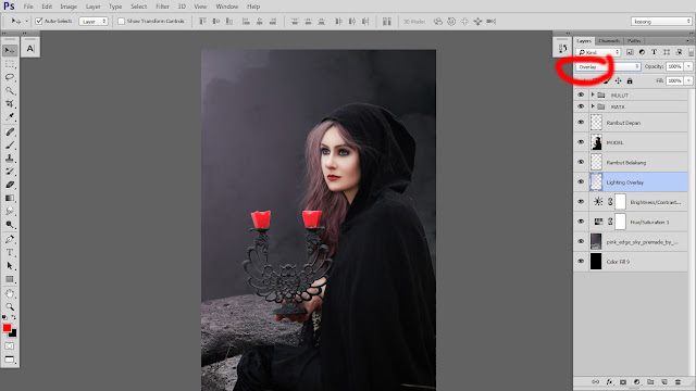 31 Design cover buku Novel dengan Photoshop CC part2