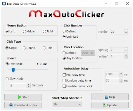 AI clicker, auto typer software, auto clickers for sale