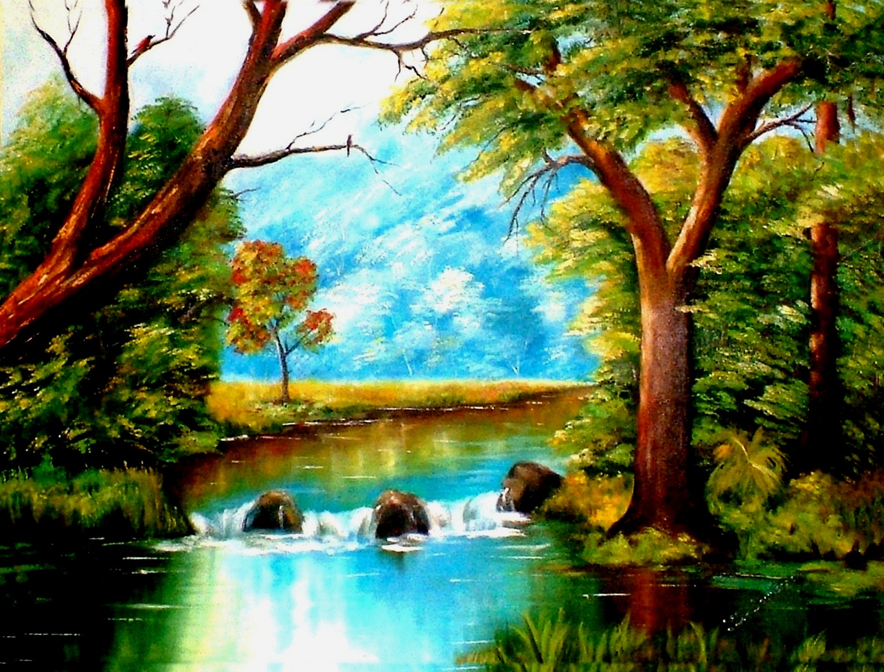  PINTURA  E ARTE EM TELAS Paisagem