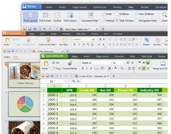 Kingsoft+Office+2013_Writer_Presentation_Spreadsheets