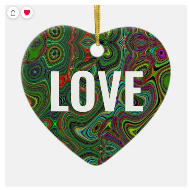 LOVE Christmas Ornament - You May Change the Word