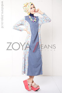 Jual busana zoya jeans muslim terbaru, jual dress zoyz jeans terbaru, jual inner zoya jeans terbaru, jual tunik zoya jeans terbaru, katalok zoya jeans 2015 