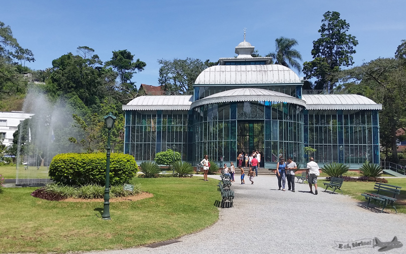 Palácio de Cristal, em Petrópolis, Caminho Novo, Estrada Real