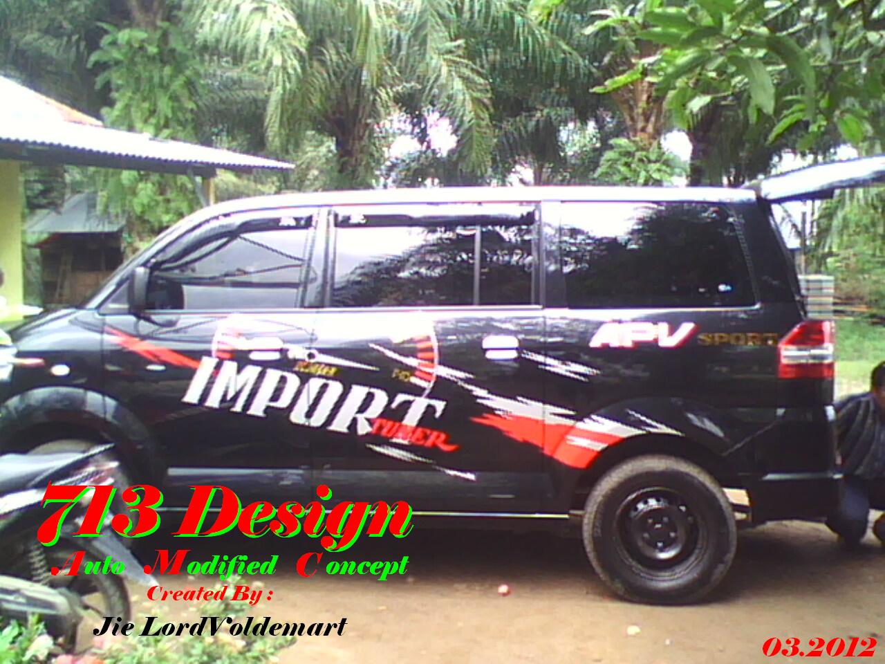 Top Modifikasi Stiker Mobil Apv Pick Up Terbaru Modifotto