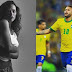 Neymar e Rafa Kalimann trocam beijos na festa da irmã do craque