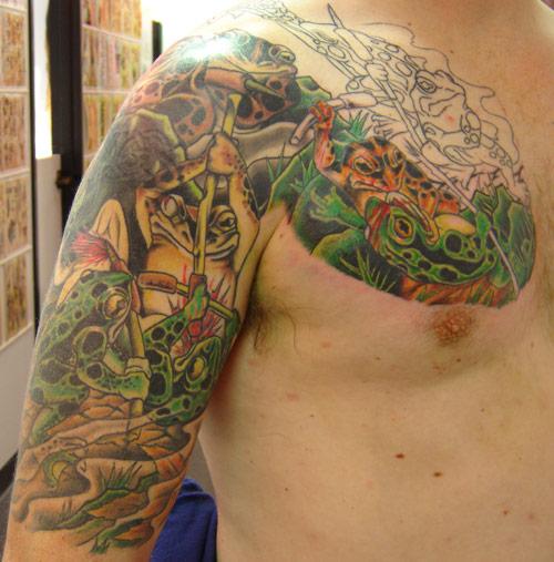 Breast Cancer Ribbon tattoo. by Tim Baxley @ Southside Tattoo & Piercing