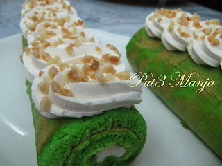 RASA-RASA SELERA PUTERI MANJA: PANDAN SWISS ROLL