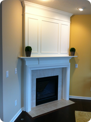 Thrifty Decor Chick: A fireplace redo!
