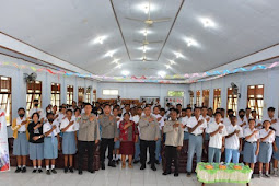 Biro SDM Polda Papua Gelar Sosialisasi Penerimaan Polri 2023 di SMA YPPK Taruna Dharma
