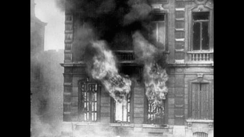 14 May 1940 worldwartwo.filminspector.com Rotterdam fires