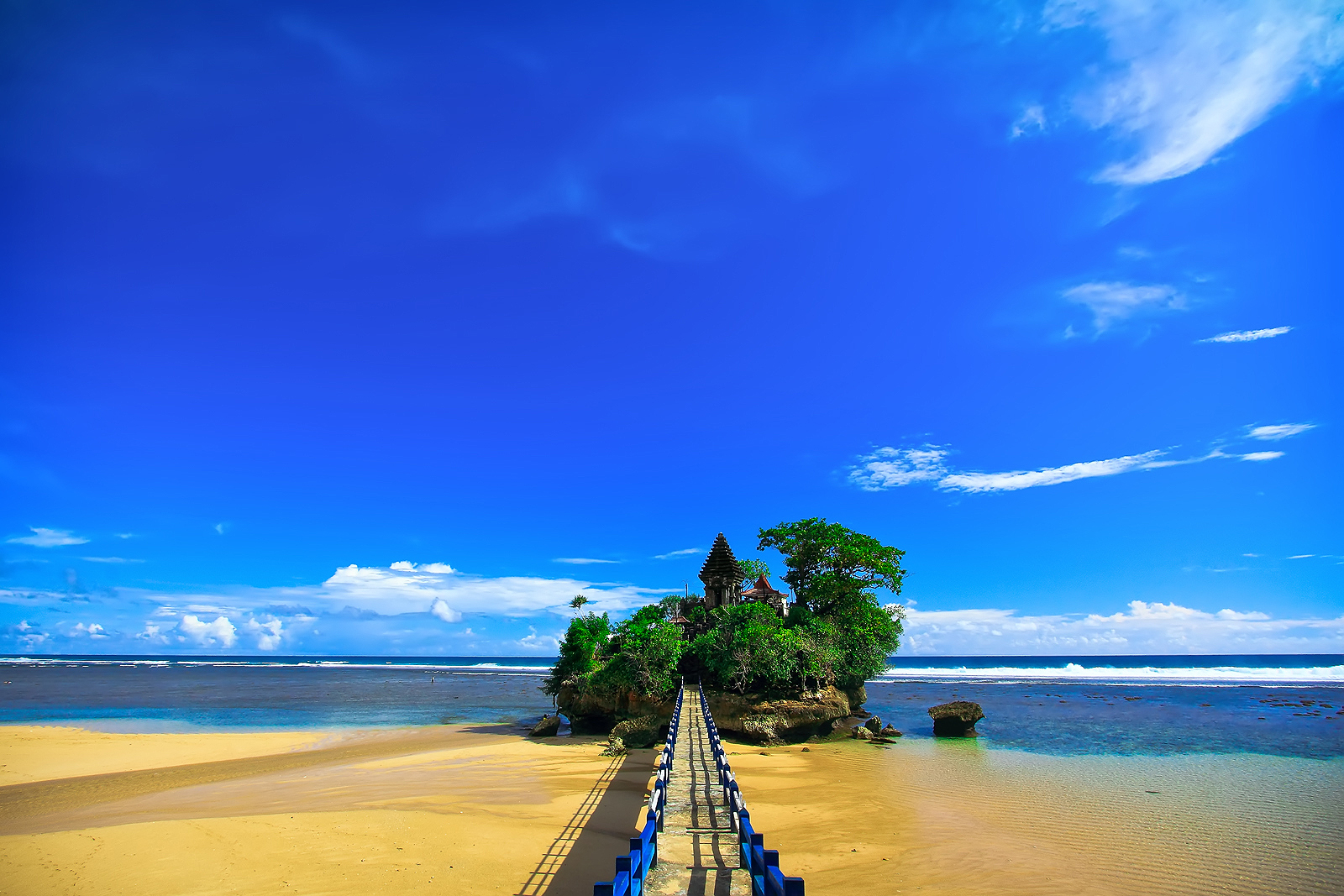 Balekambang Beach Beautiful destination in East Java 